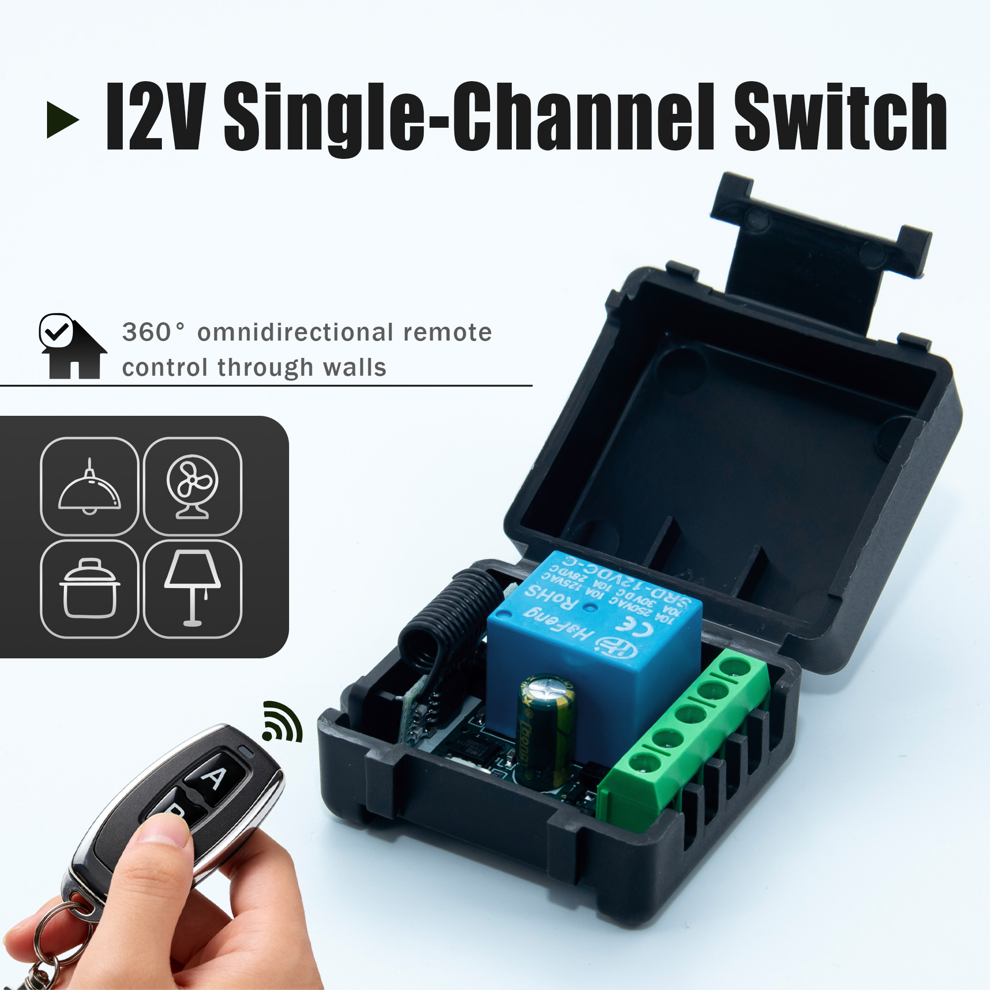 DC 12V 433MHz Wireless Remote  - огляд і ціна 433Mhz Receiver Module